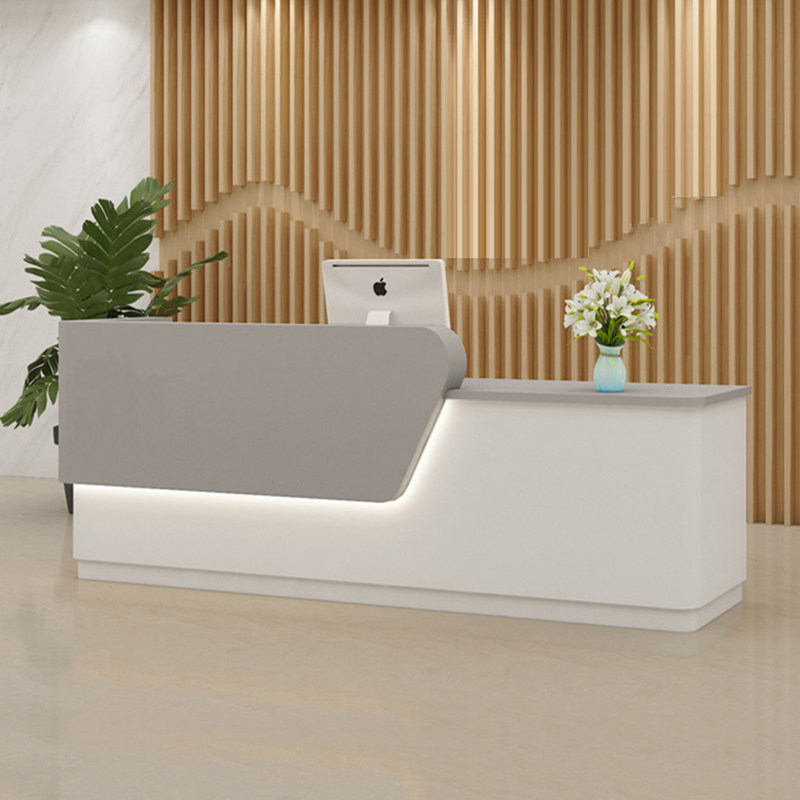 Company Front Desk Simple Modern Painting Desk Desk Receiving Bar Customized