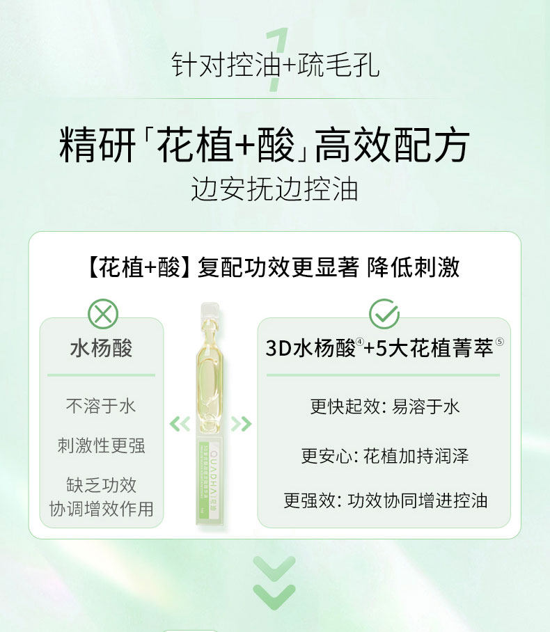 华熙生物 夸迪 5D复合酸二代战痘次抛精华液 1mL*30支 多重优惠折后¥278包邮 赠1.5mL*15支 88VIP会员还可95折