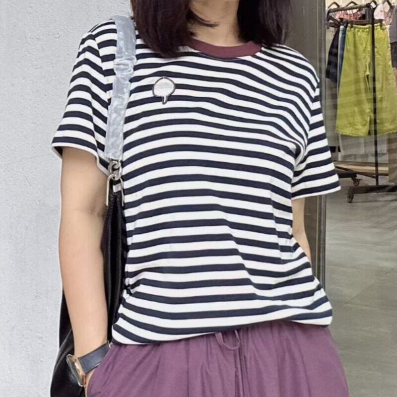 Mi Chong Er Xiaoyuan 2026 Summer T-Shirt C9051016 Domestic Market Retail Price 339 Authentic Product Mi Chong Er Xiaoyuan 2026 Summer T-Shirt C9051016 Domestic Market Retail Price 339 Authentic Product
