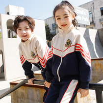 Class clothing for elementary school students Spring and Autumn suit three pieces of children's first-year sportswear kindergarten costume spring and autumn costume