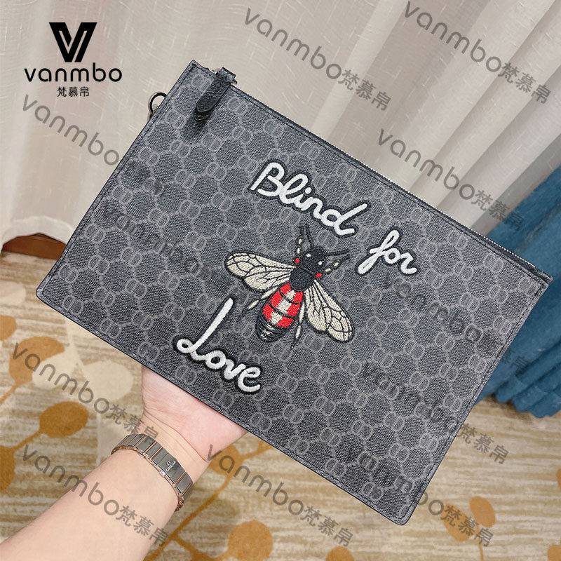 Oxford Cloth Men's Handbag Men's Hands With Bag 2022 New Leather Clip Men's Luxury Brands Men's Handbags