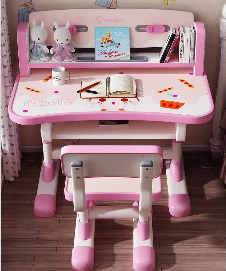 Children study desk chair set of elementary school students can lift children to write homework class table and chairs suit male girl