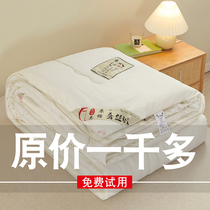Silk quilt 100 mulberry silk spring autumn quilt winter quilted by cotton quilt thickened warm air conditioner quilt by the core Xia cool quilt