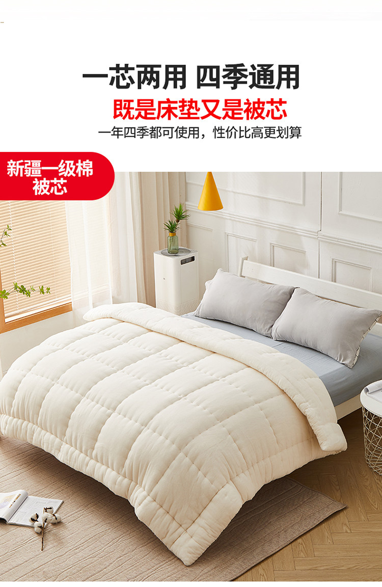HPf5 全尺寸一个价 新疆一级棉花被3斤 图6