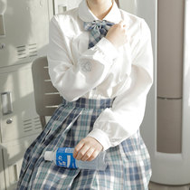 (Musical Rabbit Rabbit) feet-feet JK original embroidery 100 lap uniforms matched with long sleeves autumn and winter shirts