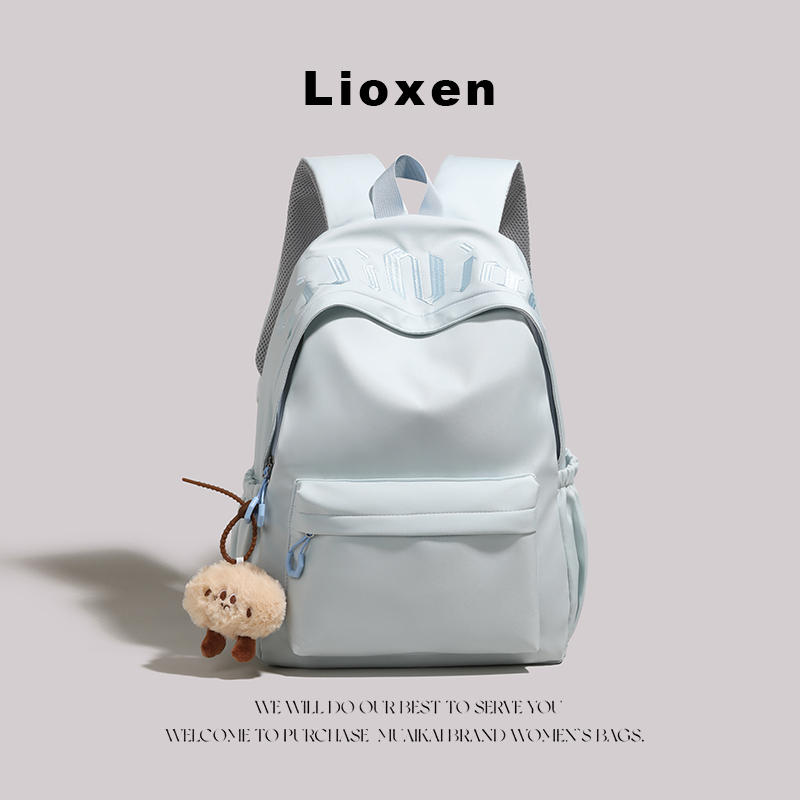 Lioxen Large-Capacity Backpack Is Simple and Lightweight, Campus Computer Backpack, High School Student, Junior High School Girl's School Bag Lioxen Large-Capacity Backpack Is Simple and Lightweight, Campus Computer Backpack, High School Student, Junior High School Girl's School Bag