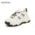 Женские туфли Daphne fried street daddy shoes для демонстрации ног на маленькой мягкой подошве белого цвета 2023 mini 1