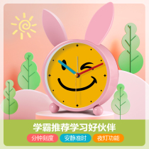 Bedside boys and girls powerful wake-up metal ring alarm clock for students and children cute little alarm clock for getting up