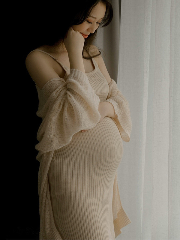 Maternity Photography Clothing, New Style for Taking Photos at Home, Artistic Photos of Pregnant Moms with Big Bellies