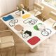Table mat, no-wash, oil-proof, waterproof, anti-scalding tablecloth, thermal insulation, high-end tablecloth, leather mat, coffee table mat, tablecloth