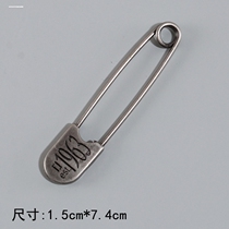 Thickened large pin extra large thickened retro brooch buckle clothing fixed decorative buckle pin safety pin diy brooch