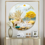 Вышивающие магазины ручной работы, обратно к вышивке Qianqian ручной работы, Wealth Elk Cross Stitch 2024 Новая линейная вышива