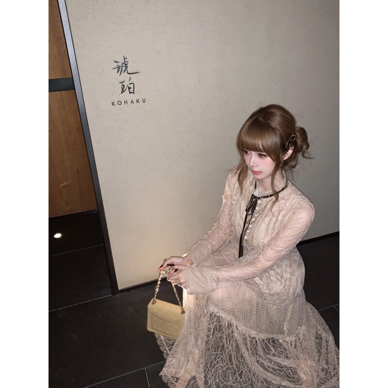 Fabulous Me Three Pieces My Birthday Dress Princess Diary Series Dress Lace Top Shirt Autumn