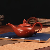 Hand pot to mouth to drink housefiltered long mouth teapot handmade teapot Chinese simple teapot teapot