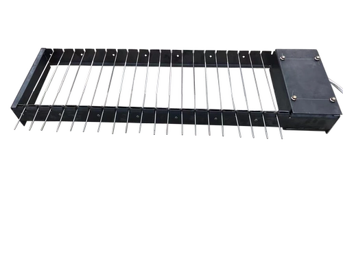 Автоматическое вращение угля на барбекю для барбекю Электрическая флип -бернговая скелет на гриле на гриле на гриле на гриле.