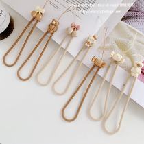 Small Cherry Candy Styling Cute Cartoon Mobile Phone Hanging hanging hand short Silicone Cell Phone Chain Anti-Fall Pendant Wristband