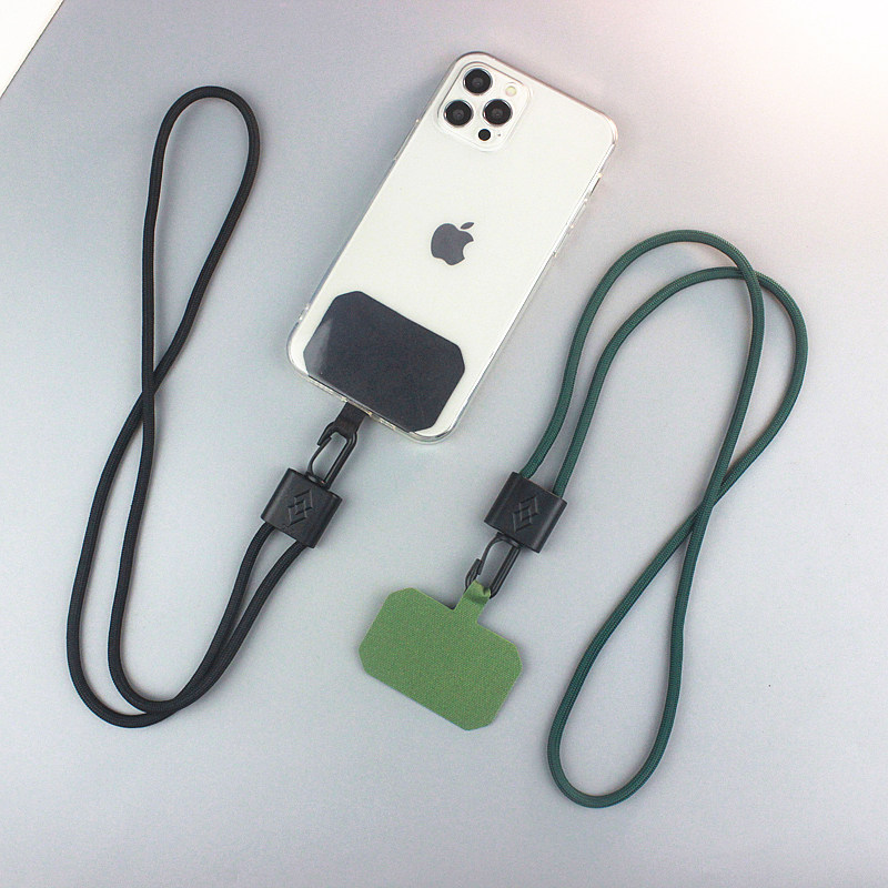 Simply female pure mobile phone rope rope male creative neck rope personality mobile phone hanging neck fixed small card