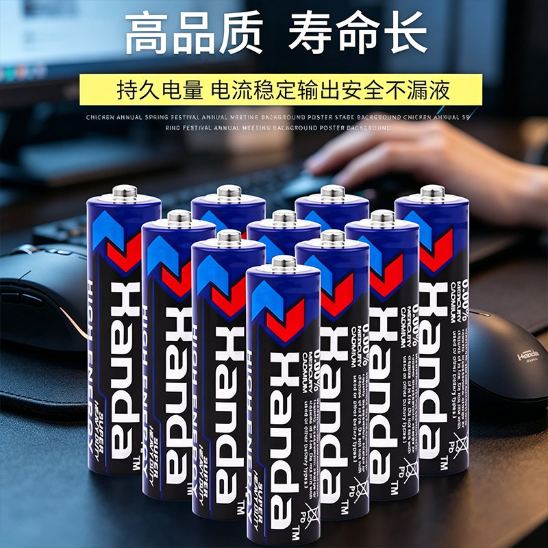 Handa No. 7 Carbon Dry Battery, 2-Pack, Long-Lasting Power, Leak-Proof, High Quality, Long Lifespan, Stable Output, Safe