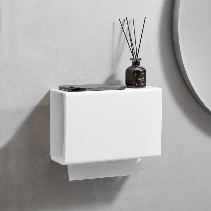 Cosmetic room toilet toilet wall-mounted housetoilet toilet toilet toilet white tissue rack without punching