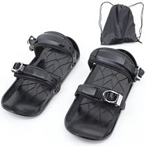 Outdoor mini ski boots hard-soled double-board sled all-in-one low-cut snowboard second-generation ski boots sled