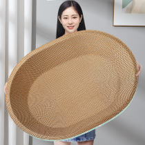 Cat claw plate grip and one body can not scrap the scrap to scratch super large-scale round pot artifact cat den toy