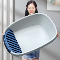 Cat sand sand basin toilet super large extra-large outer splash full-half closed open Maine young milk cat