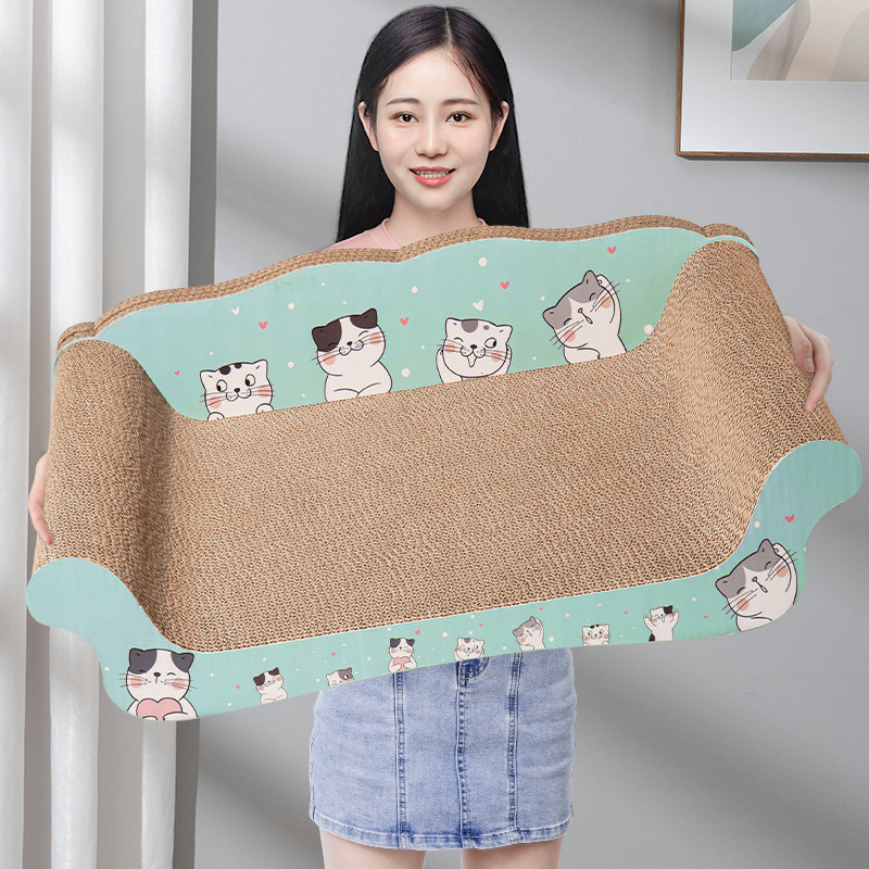 Cat bed cat scratching board climbing frame sofa bed cat litter one wear-resistant crumb-resistant chaise longue climbing board scratch-resistant toy supplies