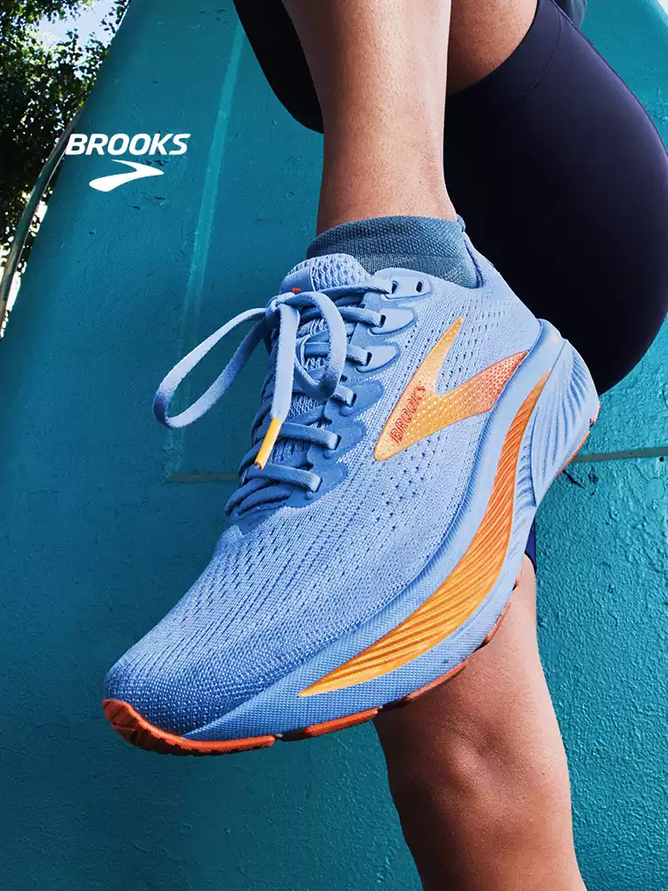 Brooks ghost 17 women's running shoes - cushioned, professional shock absorption, official model