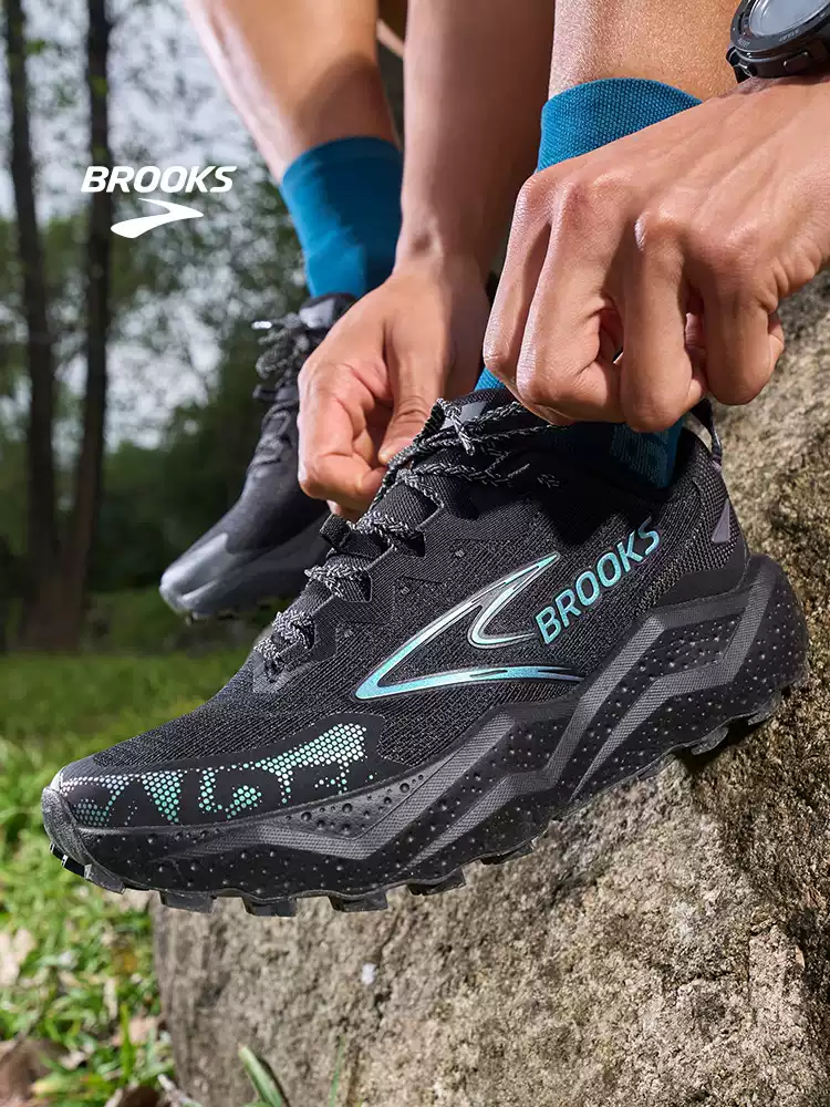 Brooks caldera mountain roar 8 men's non-slip trail running shoes outdoor lightweight hiking climbing women