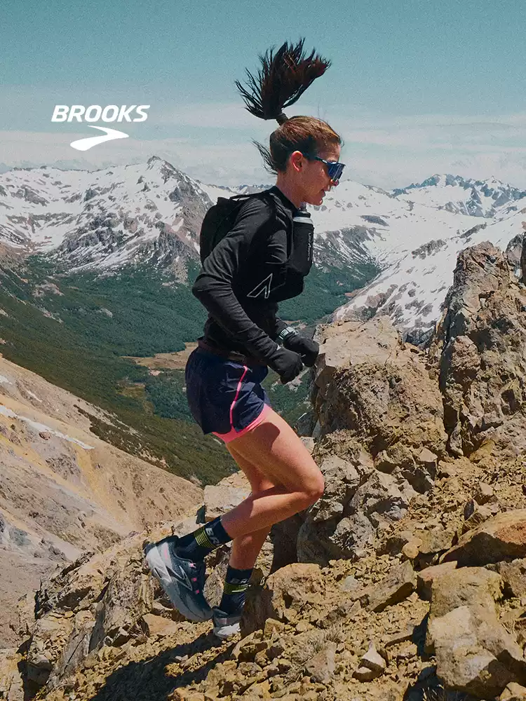 Brooks cascadia 18 men's and women's cushioning trail running shoes - mountain rock series, anti-slip hiking and running shoes