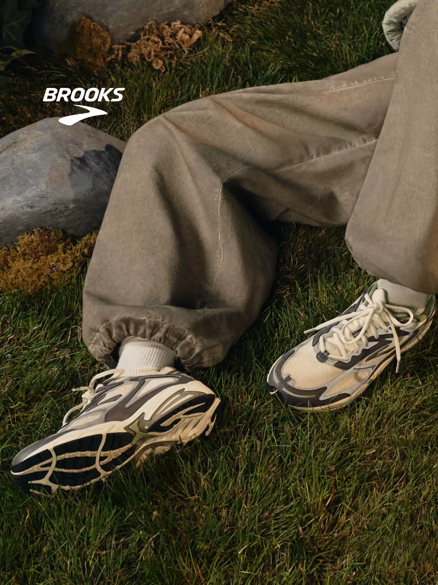 Brooks adrenaline gts - couple's casual chunky sneakers, retro running shoes