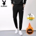 Quần thể thao Playboy quần nam mùa thu quần mỏng phần thường quần cotton cộng với quần nhung Quần chân mỏng