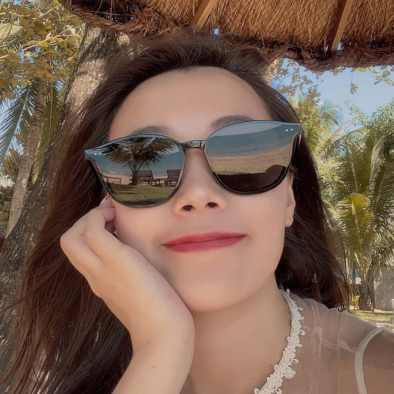 GM myopia sunglasses women's summer sunscreen 2022 new high-end sense ins sunglasses men's anti-UV glare