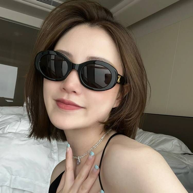 Kyspin Door Sunglasses Female Summer Sun Protection 2022 New Advanced Sensation Ins Sunglasses Anti UV Glare Myopia