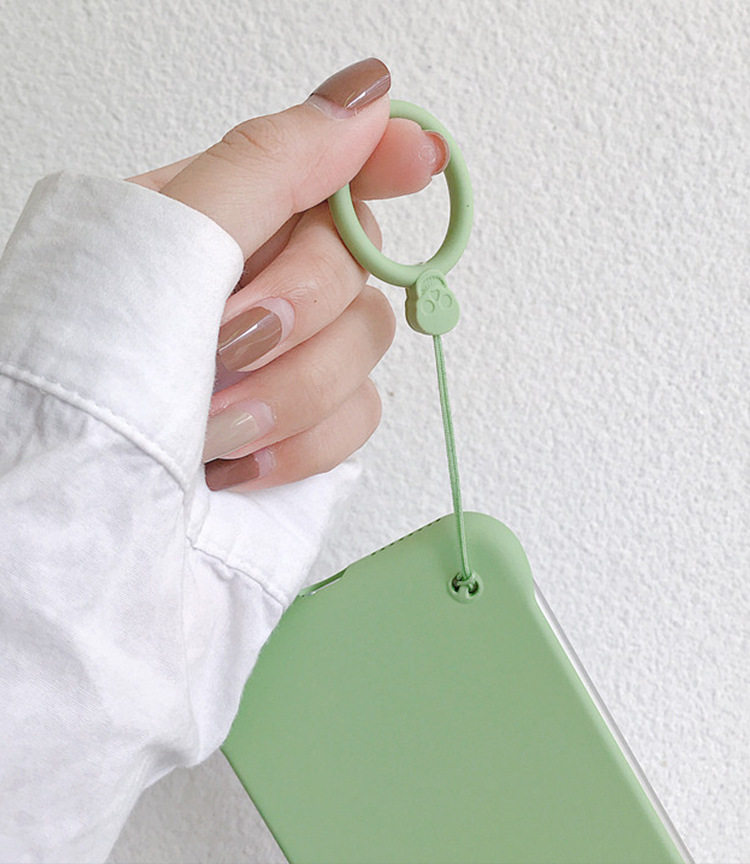 Mobile phone rope ring ring ring silicone keyconClose mobile phone hanging wristrope short mount ring ring ring ring rope new male and female personality hanging ring hanging ring handloop hanging rope