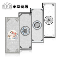 Entrance hallway corridor mosaic floor tiles puzzle floor mosaic tiles custom living room non-slip microcrystalline stone floor imitation water jet