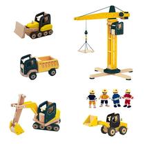 Children's toy kindergarten car sports balance outdoor special foot three-wheeled gift puzzle wooden crane