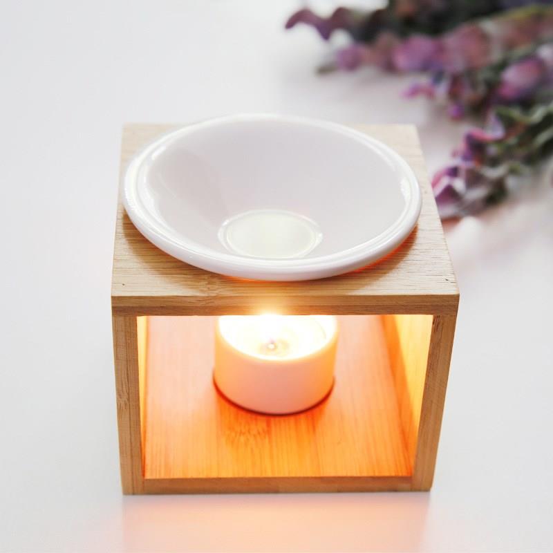 Quantity Large from Excellent Ceramic Lavender Essential Oil Candle Holder wood Bamboo Creativity Home Candle Lamp Holder Incense Stove Handicraft Swing