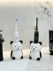 Creative Bear Toothbrush Holder Electric Toothbrush Storage Rack Bathroom Household Couple Toothbrush Organizer Ceramic Base