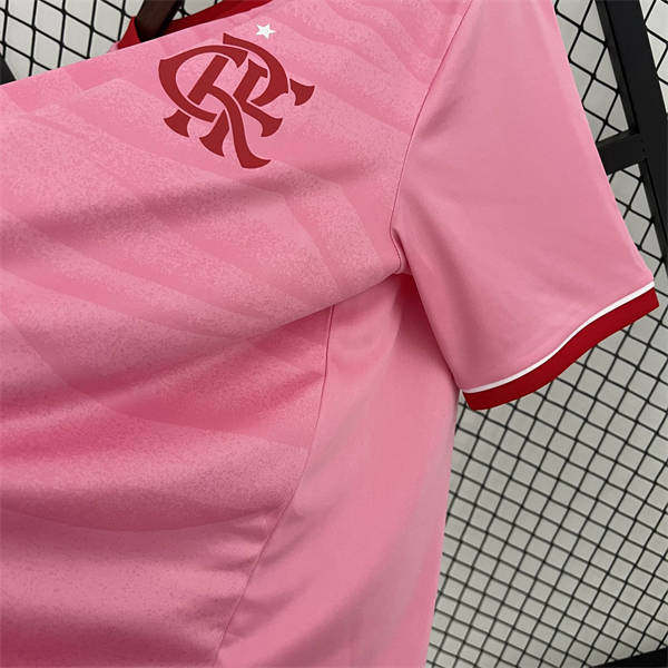 23/24FlamengoPinkSoccerJerseyThaiFootballShirtsAAA+