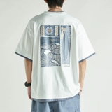 Тонкая хлопковая футболка с коротким рукавом, комплект для отдыха, оверсайз