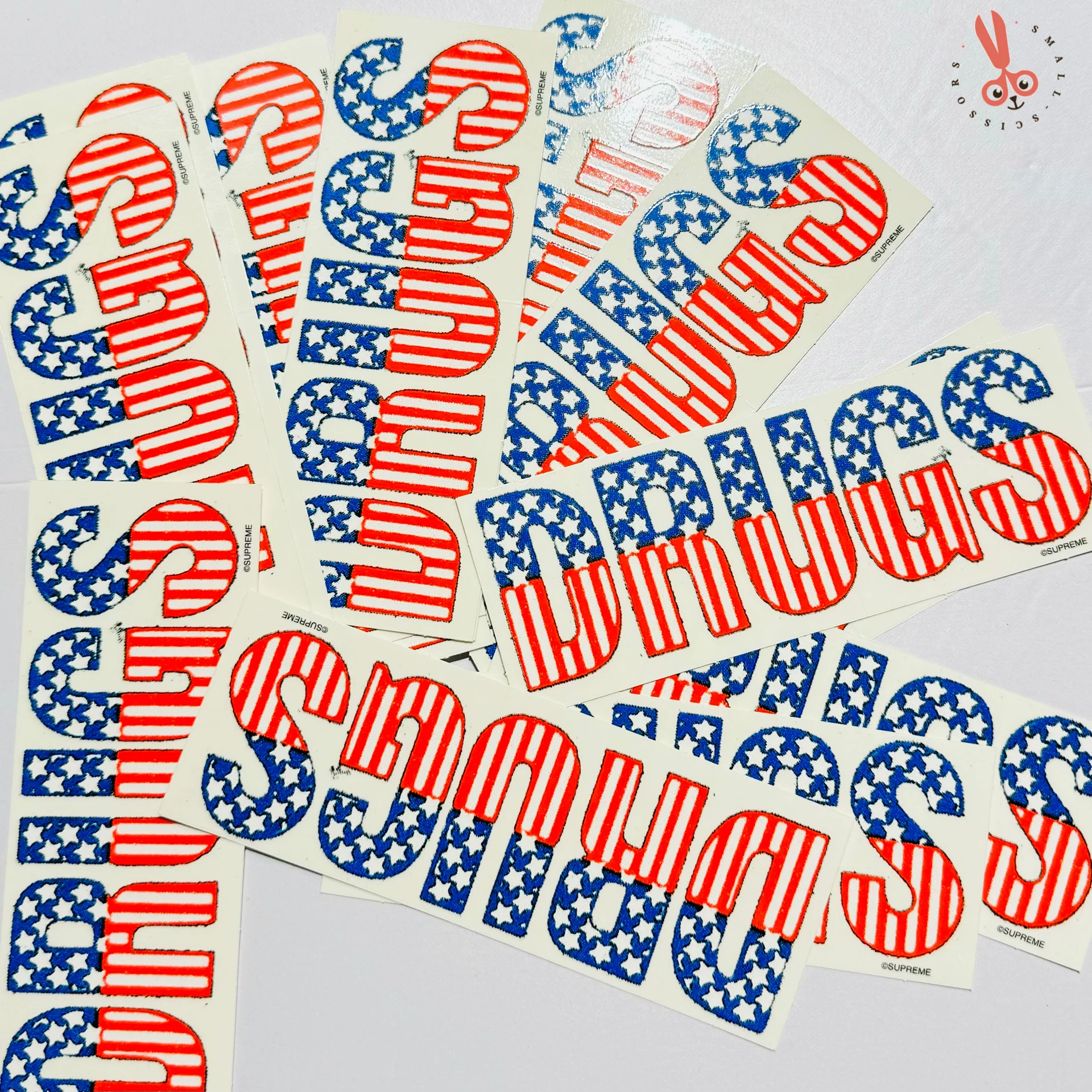 Spot Supreme fw24 sticker sticker collection