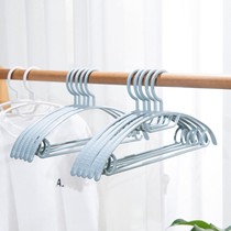 Flocking hanger clothing store special non-slip seamless womens clothing store wet and dry dual-use bedroom dormitory clothes support plastic