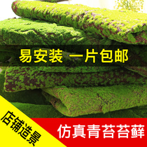 Simulation moss artificial moss lawn turf fake green plant wall decoration plant balcony garden landscaping bonsai shop