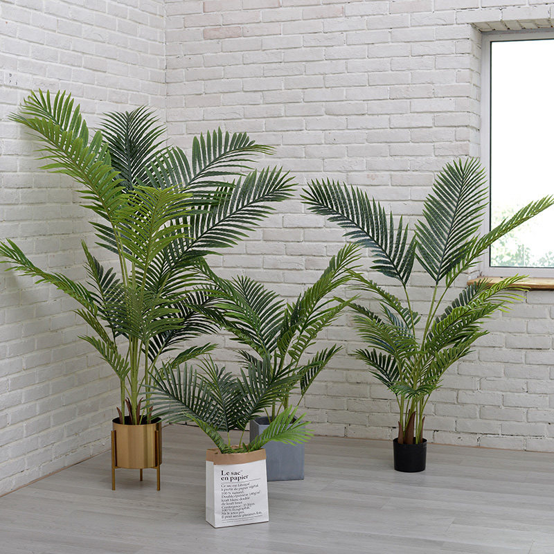 Scattered sunflower tree simulation plant floor fake flower potted interior decoration Nordic green plant living room simulation flower fake pot