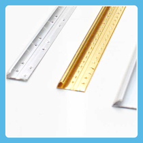 Carpet Aluminum Alloy Closing Strip Free Glue Self-adhesive Type Collection Edge Doorsill Doorsill Over Door Strip Gap Press Side Strip