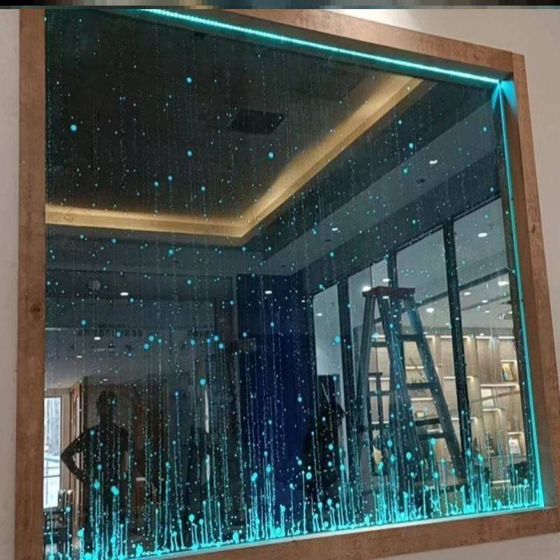 выставочный зал ktv art glass, входная перегородка музея, трехмерная резьба, закаленная солнечная комната, электрическое управление
