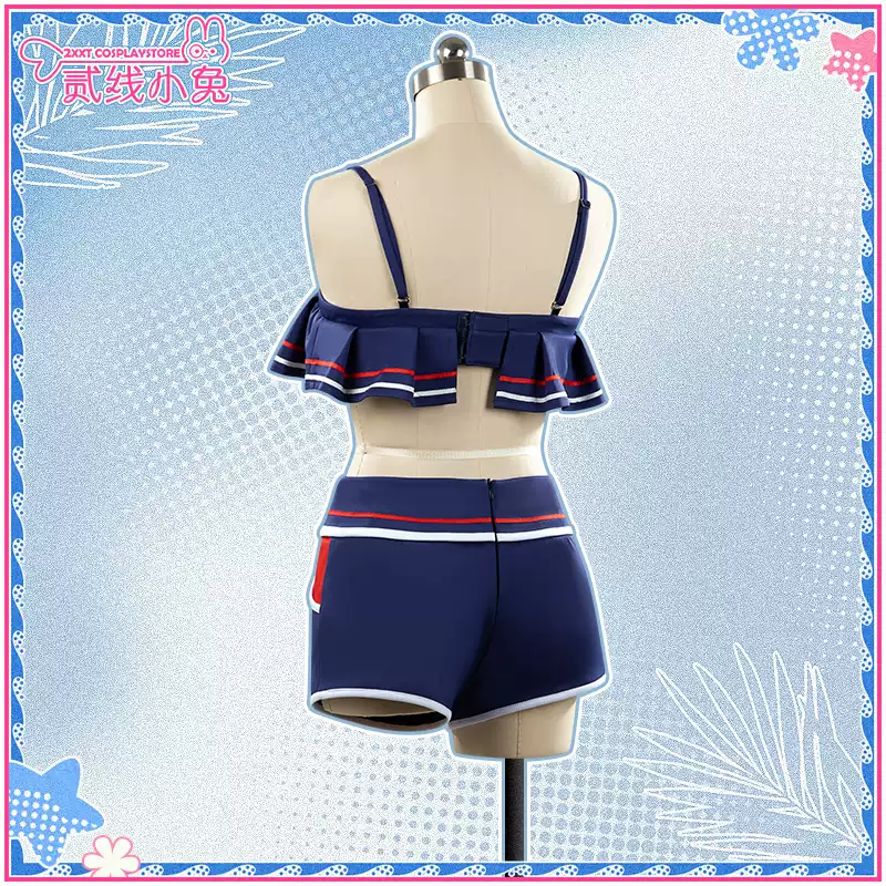 2nd Line Rabbit Uma Musume Pretty Derby Cheval Grand Summer Swimsuit Cosplay Costume