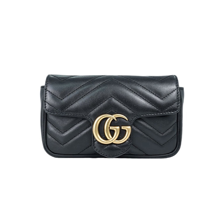 9.9新Gucci/古驰 Marmont马蒙链条包女款迷你单肩斜挎包送礼物