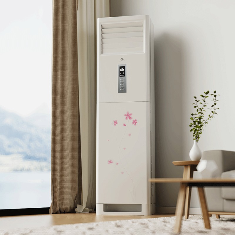 申花一级变频空调3匹家用冷暖两用立式柜机圆柱客厅2P节能省电